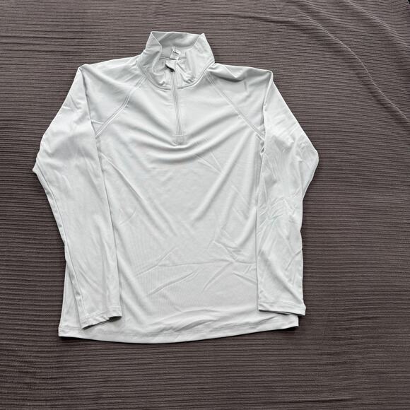 Alo Pullover Shirt Womens XS Gray 1/4 Zip Long Sleeve Athletic Performance Top - Picture 1 of 10